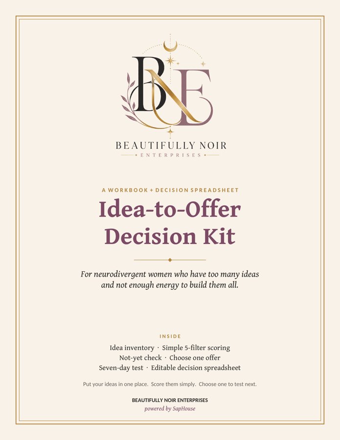 Idea-to-Offer Decision Kit cover